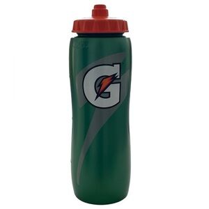 Gatorade Green Water Bottle with Orange Cap